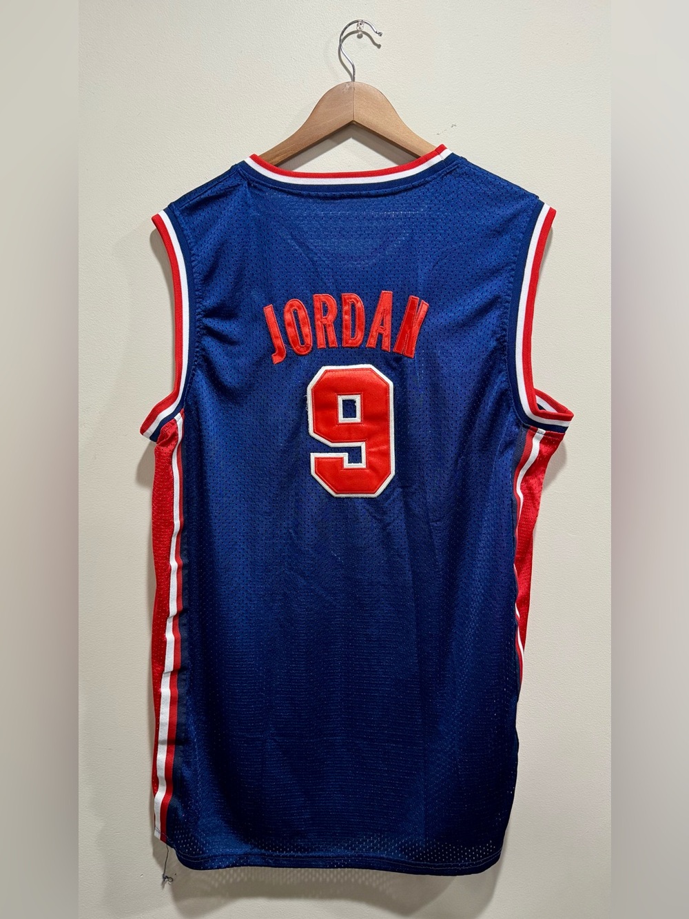 1992 Champion Michael Jordan #9 USA Dream Team Olympic Jersey — Sewn — Size 54 - Picture 3 of 6